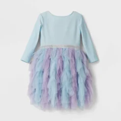 Disney Princess Toddler Girls' Disney Frozen Solid Tutu Dress - Light Purple 5T