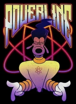 Disney Men's A Goofy Movie Powerline Retro T-Shirt