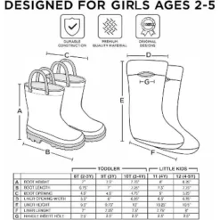 Disney Frozen Anna & Elsa Girl's Rain Boots With Soft Removable Liner, Kids (1-8 Years) -Disney Clothing Store GUEST 107e74d5 0608 4440 b4bc 92b835175c69