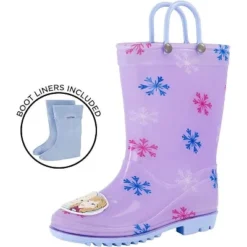Disney Frozen Anna & Elsa Girl's Rain Boots With Soft Removable Liner, Kids (1-8 Years) -Disney Clothing Store GUEST 12e64fe7 d17b 453c 8c48 a4d52d2cb7ef
