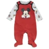 Disney Mickey Mouse Baby Bodysuit And Snap French Terry Overall Newborn To Infant -Disney Clothing Store GUEST 31621549 9318 432f 8d85 087d911faa43