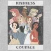 Women's Disney Princesses Kindness And Courage Poster T-Shirt -Disney Clothing Store GUEST 381675f6 b752 415d bb43 92c1ccab2aa8