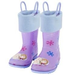 Disney Frozen Anna & Elsa Girl's Rain Boots With Soft Removable Liner, Kids (1-8 Years) -Disney Clothing Store GUEST 384b4eed d3fb 4263 9201 c36a86d9ff39
