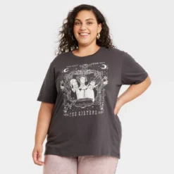 Disney Women's Halloween Hocus Pocus Short Sleeve Graphic T-Shirt - Black -Disney Clothing Store GUEST 39f920c4 de1a 4766 a4ac ac22b5bffdd6