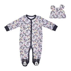 Disney Boy's Mickey Mouse Footed Baby Coverall Jumpsuit And Hat With 3D Ears For Infant -Disney Clothing Store GUEST 3b8f9df6 82f7 4e6c 9f8c 625ac22b172d
