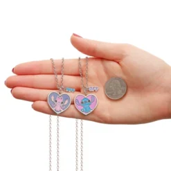 Disney Stitch Girls BFF Necklace With Angel And Stitch Charm - Best Friends Gift Necklaces, Set Of 2 -Disney Clothing Store GUEST 3bdbeec4 4c9b 4ca0 b971 d09d1615e10c