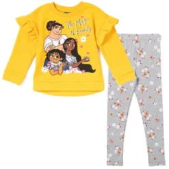 Disney Encanto Mirabel Luisa Isabela Girls Pullover Fleece Sweatshirt And Leggings Outfit Set Toddler -Disney Clothing Store GUEST 422f0579 ab16 481e 8f4a e6a9947ac9dc