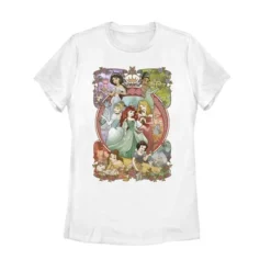 Women's Disney Princesses Vintage Collage T-Shirt -Disney Clothing Store GUEST 42fef843 581c 4e5b b809 5270db4615cd