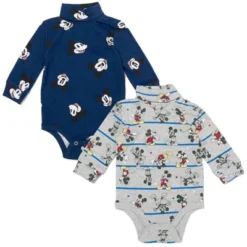 Disney Lion King,Mickey Mouse Simba Baby 2 Pack Turtleneck Bodysuits Newborn To Infant -Disney Clothing Store GUEST 4665fd8d 7909 42f0 aad0 7c063ad9aa5e