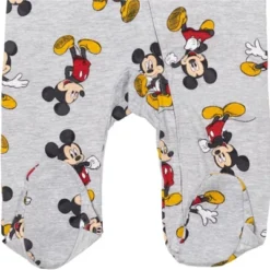 Disney Mickey Mouse Footed Baby 2 Pack Zip Up Sleep N' Play Coveralls Newborn To Infant -Disney Clothing Store GUEST 46f38c99 e4a9 4771 b590 9aa3ccdc0bc4