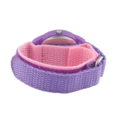 Girls' Disney Princess Ariel And Jasmine Purple Plastic Time Teacher Watch - Purple