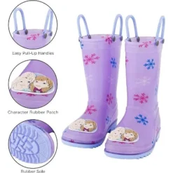 Disney Frozen Anna & Elsa Girl's Rain Boots With Soft Removable Liner, Kids (1-8 Years) -Disney Clothing Store GUEST 50741bf3 8446 467d b443 2b5dca77d85b