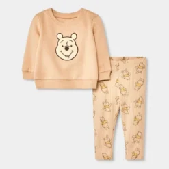 Baby Disney Winnie The Pooh Chenille Top And Bottom Set - Light Brown -Disney Clothing Store GUEST 534548a3 08c9 4ed0 9656 fd6278bd7d26
