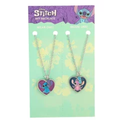 Disney Stitch Girls BFF Necklace With Angel And Stitch Charm - Best Friends Gift Necklaces, Set Of 2 -Disney Clothing Store GUEST 5cb5ae8d a303 4477 8979 3f78255ebe5b