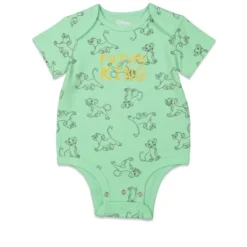 Disney The Lion King 3 Pack Short Sleeve Bodysuits