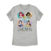 Women's Disney Princesses Big Dreams Character Circles T-Shirt -Disney Clothing Store GUEST 603a8c20 460c 4355 95db e1992d9a0b2f
