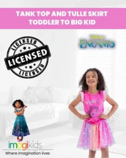 Disney Encanto Mirabel Girls Tank Top And Tulle Skirt Toddler To Big Kid