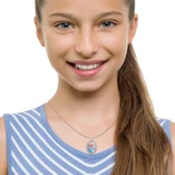 Disney Frozen II Elsa Pendant Jewelry - Elsa Necklace, 16 + 2''