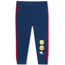Disney Boy's 3-Pack Winnie The Pooh Short Sleeve Graphic Tee, Hoodie Jacket And Jogger Pants Set For Toddler