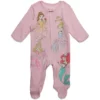 Disney Princess Ariel Cinderella Aurora Baby Girls 2 Pack Zip Up Sleep N' Play Coveralls Newborn To Infant -Disney Clothing Store GUEST 7723c9b2 ef8b 4ca3 858e d124b9c49a1a