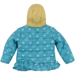 Disney Frozen Elsa Princess Anna Girls Winter Coat Puffer Jacket Little Kid