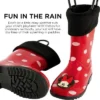 Disney Minnie Mouse Girl's Rain Boots With Soft Removable Liner, Toddler ( 1-4 Years) -Disney Clothing Store GUEST 7c9f550d 1cbd 4778 8e6f a8776bc584cd