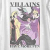 Women's Disney Villains Have More Fun Distressed Poster -Disney Clothing Store GUEST 818d761a 9c21 4313 96a5 f305e5eddaa2