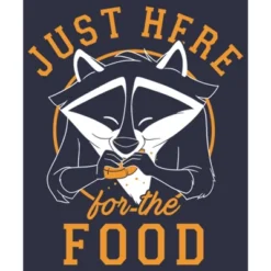 Disney Women's Pocahontas Meeko Here For Food T-Shirt
