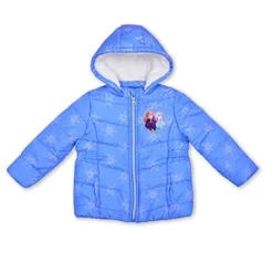 Disney Girl's Frozen Hooded Puffer Jacket, Zip Up Hoodie With Soft Interior For Toddler -Disney Clothing Store GUEST 8e3aa95f d5d6 4613 a5cb 5146e9bcf77a