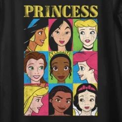 Women's Disney Princess Distressed Close-Up Poster