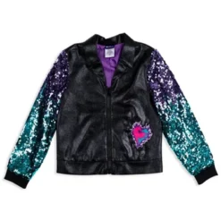 Disney Descendants Mal Sequin Zip Up Jacket Little Kid To Big Kid -Disney Clothing Store GUEST 953e90a0 a10b 4d42 92c0 eb937f9d7ee0
