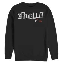 Disney Men's Cruella Lipstick Logo Sweatshirt -Disney Clothing Store GUEST a398c3e1 de1a 4e52 9eb2 d67414f052ea