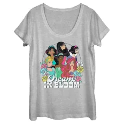 Women's Disney Princesses Dreams In Bloom Scoop Neck -Disney Clothing Store GUEST a55499b0 9994 42ff 920f b0971b50cbd2