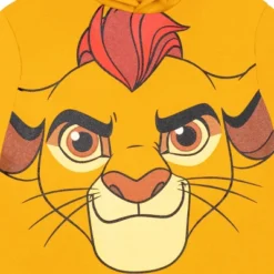 Disney Lion Guard Kion Toddler Boys Fleece Cosplay Pullover Hoodie Yellow