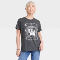 Disney Women's Halloween Hocus Pocus Short Sleeve Graphic T-Shirt - Black -Disney Clothing Store GUEST ae97aae5 4315 416c 9481 4090fca2ce8f