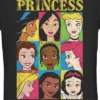 Junior's Disney Princess Distressed Close-Up Poster T-Shirt -Disney Clothing Store GUEST b0001b07 2d1e 4a10 8e70 cd94f1013efe