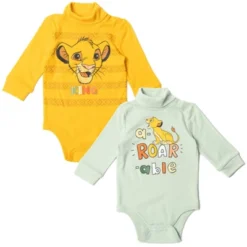 Disney Lion King,Mickey Mouse Simba Baby 2 Pack Turtleneck Bodysuits Newborn To Infant -Disney Clothing Store GUEST be1f285d 393d 4d98 9dcb 142cd0c4e449