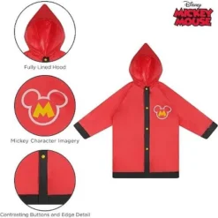 Disney Mickey Mouse Boys Umbrella With Matching Raincoat Set, Kids Ages 2-7 -Disney Clothing Store GUEST c0a4e4da 8122 4ac8 a11e b4335ce5c597