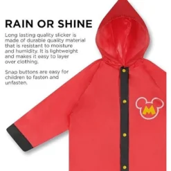 Disney Mickey Mouse Boys Umbrella With Matching Raincoat Set, Kids Ages 2-7 -Disney Clothing Store GUEST d0c5fb6e b855 4a39 9c56 0b7774a52ea5