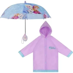 Disney Frozen Elsa And Anna Girl’s Umbrella And Raincoat Set, Kids Ages 4-7 -Disney Clothing Store GUEST e78ad16d f372 4a68 9452 86384de28afc