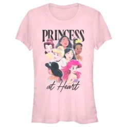 Junior's Disney Princess At Heart T-Shirt -Disney Clothing Store GUEST ed8ae77c 8e81 4b72 96d1 8c2579936de6