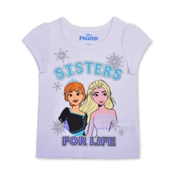 Disney Girl's 3-Pack Frozen Sisters For Life Short Sleeve Graphic Tee, Hoodie And Snowflake Legging Pant Set For Kids -Disney Clothing Store GUEST edf0a224 86e2 457b b901 c7411a8c0988
