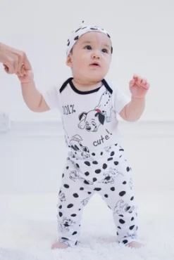 Disney The Aristocats Bambi Disney Classics 101 Dalmations Marie Baby Girls Bodysuit Pants And Headband 3 Piece Outfit Set Newborn To Infant